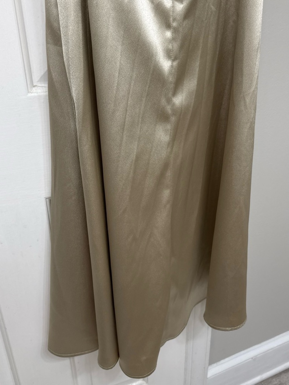 Birdy Grey Champagne Satin Cowl Maxi Dress - Picture 7 of 10